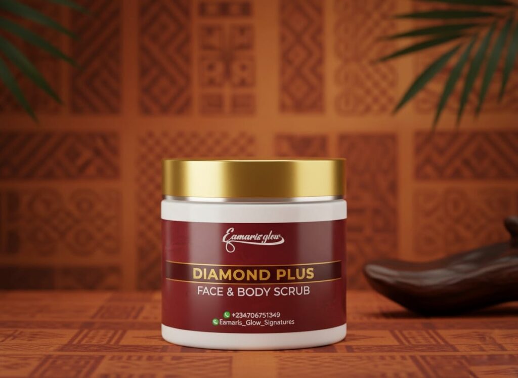 diamond face body scrub