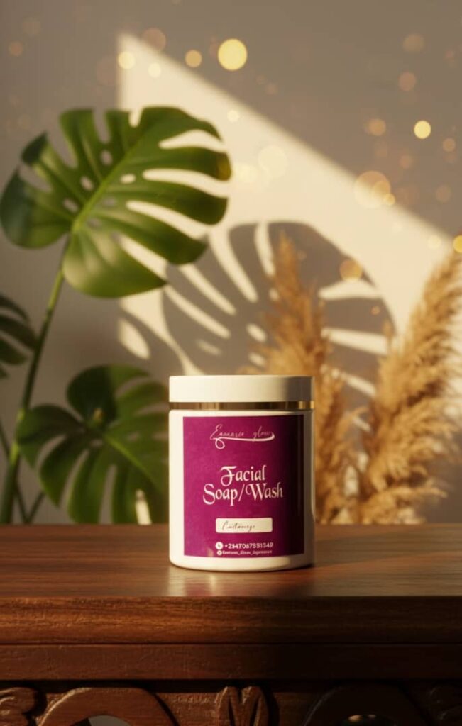 instant white face soap